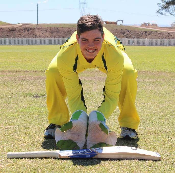 Dream: St Gregory's College student Lawson Eva spends most of his time playing cricket but he said he "wouldn't have it any other way". Picture: Ashleigh Tullis