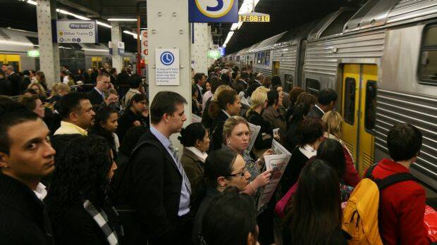 Patronage on Sydney's train network has surged over the past year. Photo: Peter Morris