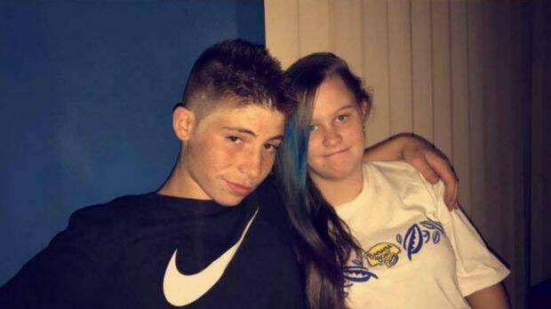 Jayden Lavender, 14, and Jenifer Morrison, 15, were found after a frantic search.  Photo: NSW Police
