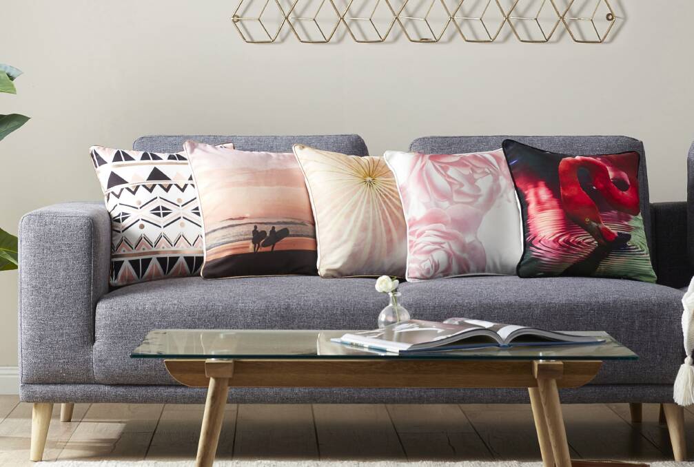 All five Breast Cancer Network Australia cushions can be bought in-store.