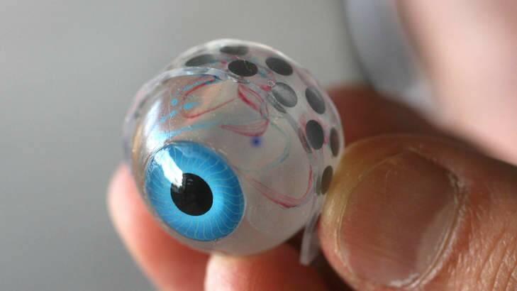 Eyes on Melbourne: The world's first bionic eye. Photo: Jacky Ghossein