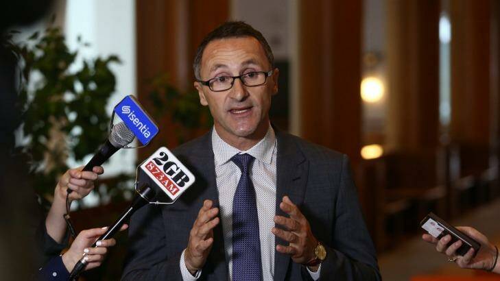 Richard Di Natale and his fellow Greens leaders are under fire over a ''deluge'' of phone calls. Photo: Andrew Meares