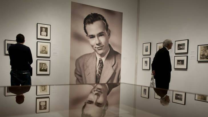 Works from Andy Warhol's early life line the walls at the Andy Warhol Museum in Pittsburgh. Photo: New York Times