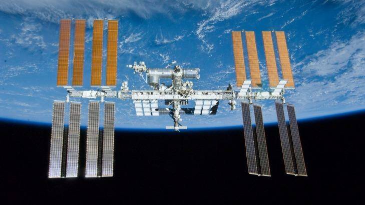 The International Space Station is the largest object ever constructed by humans in space.  Photo: NASA 