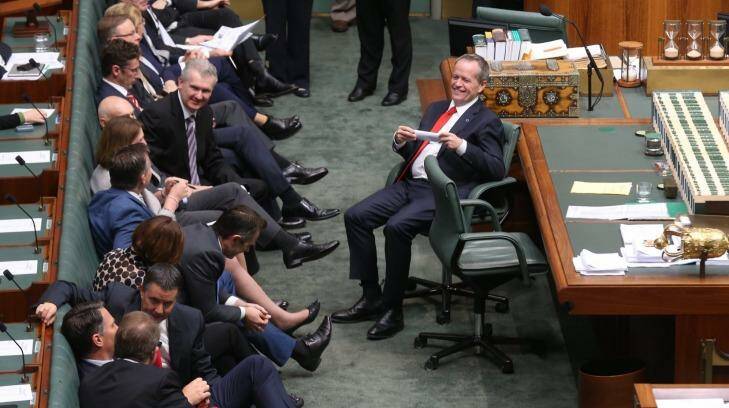 Opposition Leader Bill Shorten and the ALP vote to bring the small business budget measures be put to an immediate vote on Wednesday. Photo: Andrew Meares