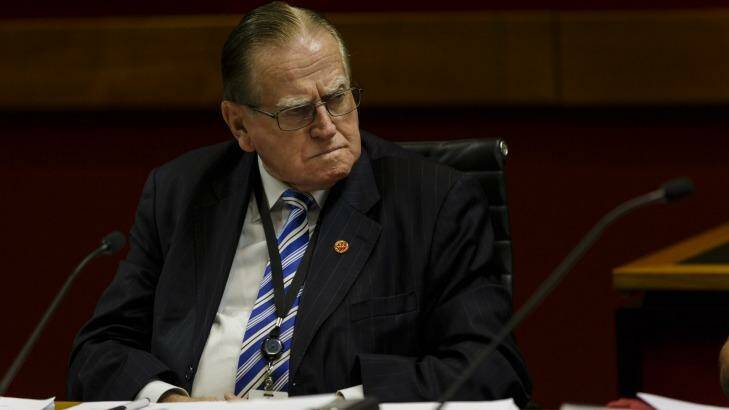 An attack on right to pray: Rev Fred Nile. Photo: Brook Mitchell