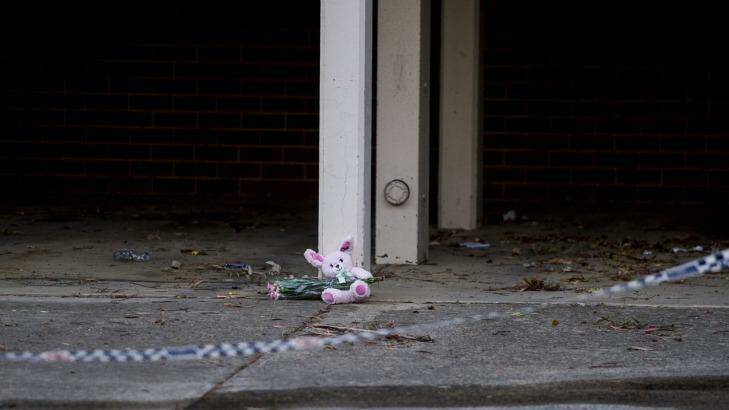 A unit fire killed a one year old girl in Mowatt Street, Queanbeyan on Monday afternoon. Photo: Jay Cronan