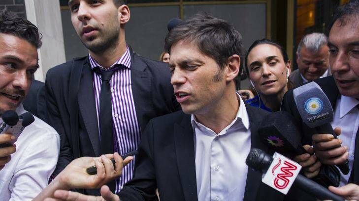 Argentina's economy minister Axel Kicillof said Argentina would continue to deny what he calls “vultures” full repayment.
