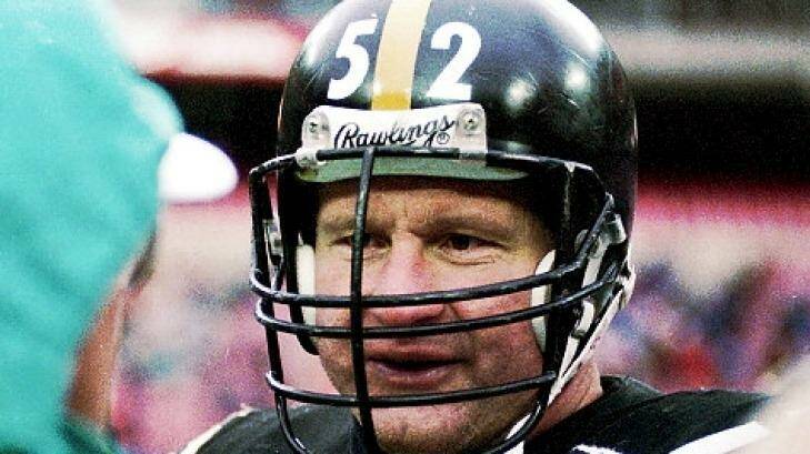 Pittsburgh Steelers center Mike Webster in 1988. Photo: Puskar/AP aadamssmith@fairfaxmed