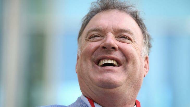 "This is about considering my position now": One Nation senator Rod Culleton is close to leaving the party. Photo: Alex Ellinghausen