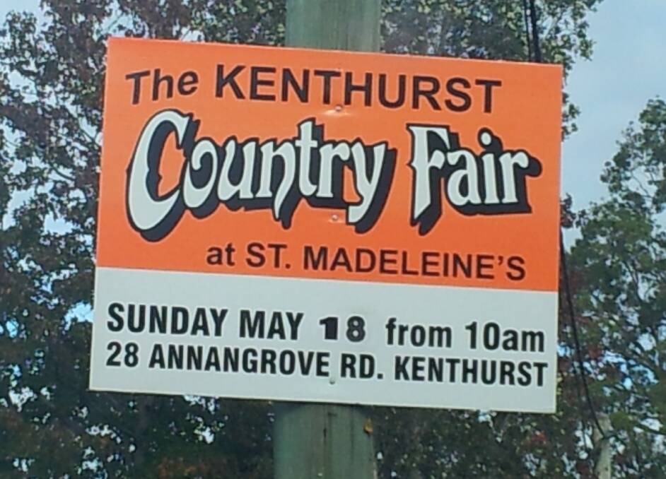 Kenthurst Country Fair, this Sunday