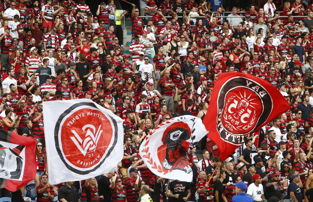 Western Sydney Wanderers fans - RBB - Red and Black Bloc 