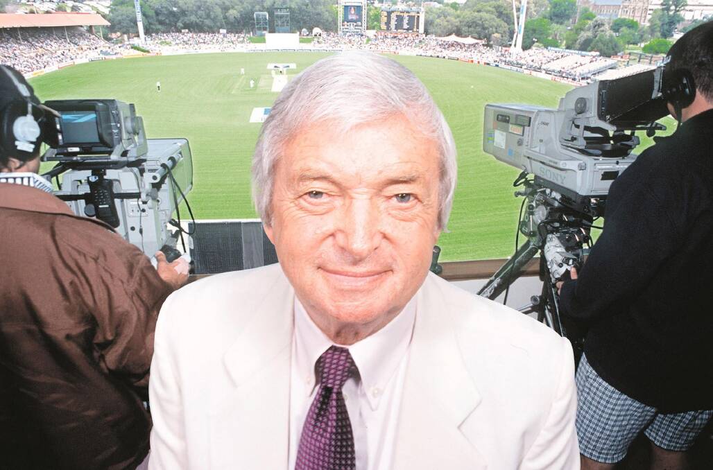 Legend: Richie Benaud worked as a commentator all over the world for more than 50 years. 