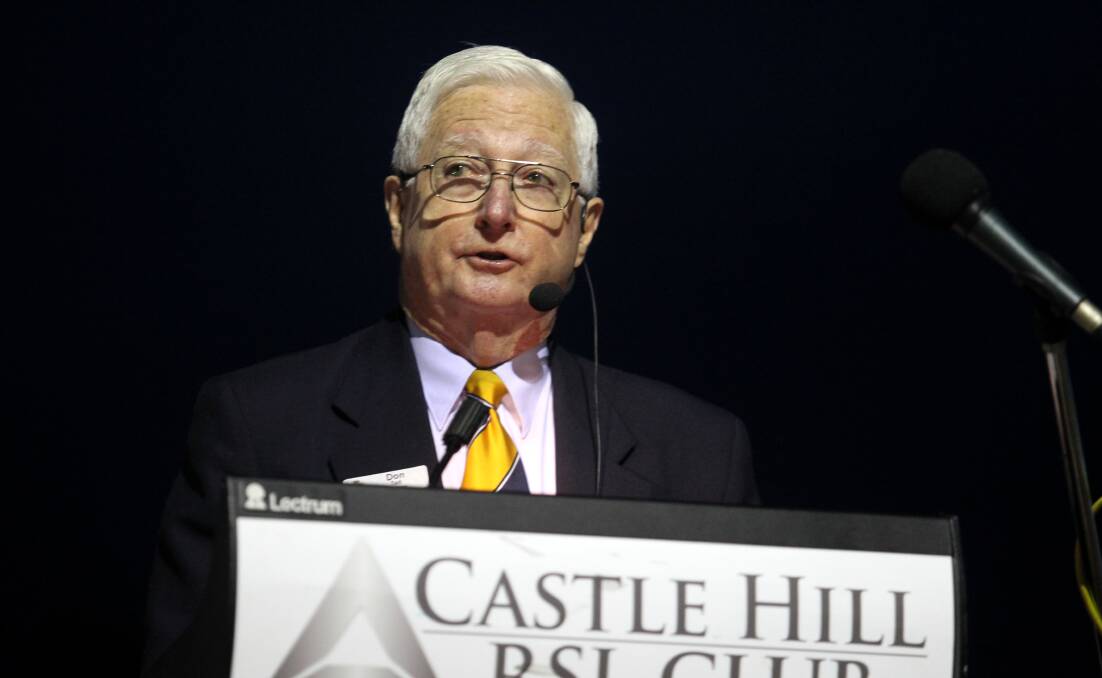 Castle Hill RSL sub-branch president Don Tait. Picture: Gene Ramirez