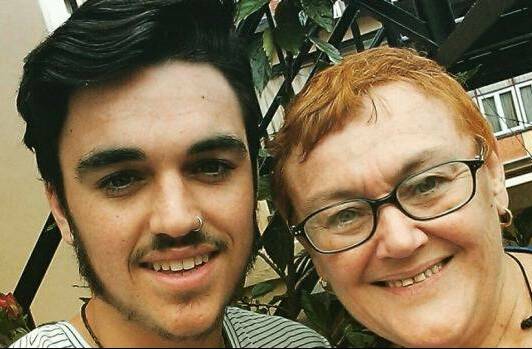 FOUND: Dianne Coburn, 59, and her nephew Liam Oliver, 18, who attended Daylesford Secondary College. Picture: CONTRIBUTED
