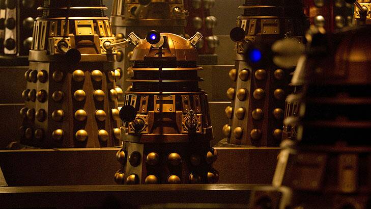 The Doctor takes on the show's signature villains in <i>Asylum of the Daleks</i>.