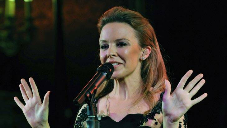 "Are you ready to swing your hips?" Kylie Minogue asked the Royal couple at a surprise performance in London last night.