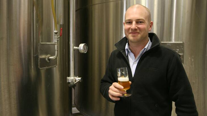 Endeavour to please … Endeavour Beverages brewer Andy Stewart.