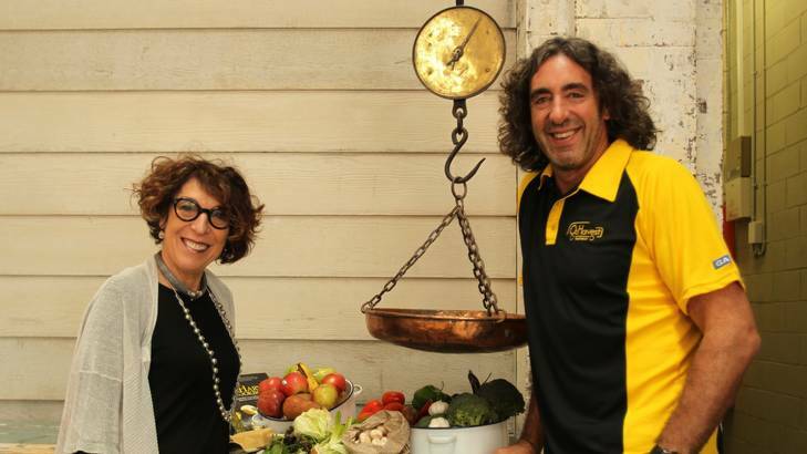 Too good for refuse … Ronni Kahn and Richard Fox urge others to use food before it's thrown away.
