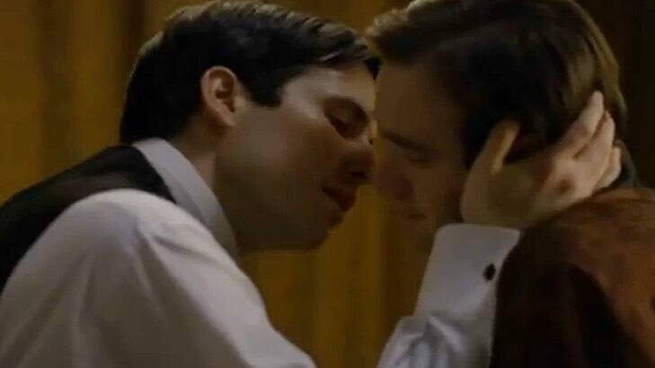 The kiss that was cut from an episode of <i>Downton Abbey</i> on Greek TV.