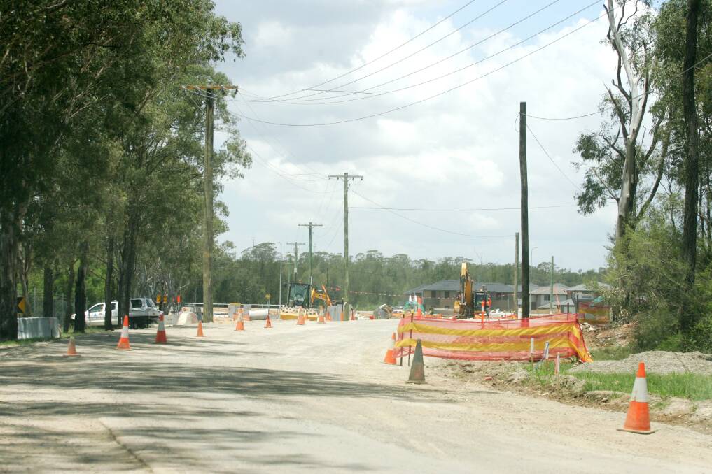 12.12.13. The construction site for the future Cudgegong Road train station. Picture: Natalie Roberts