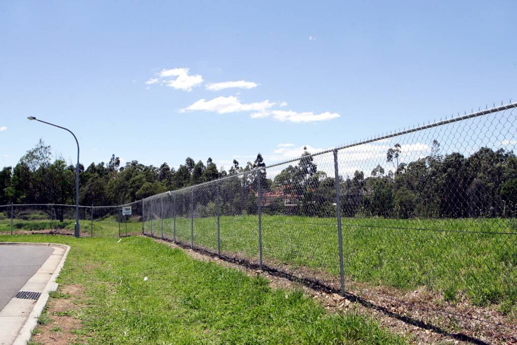 The site of Kellyville Station on December 5, 2013. Photo: Natalie Roberts. 